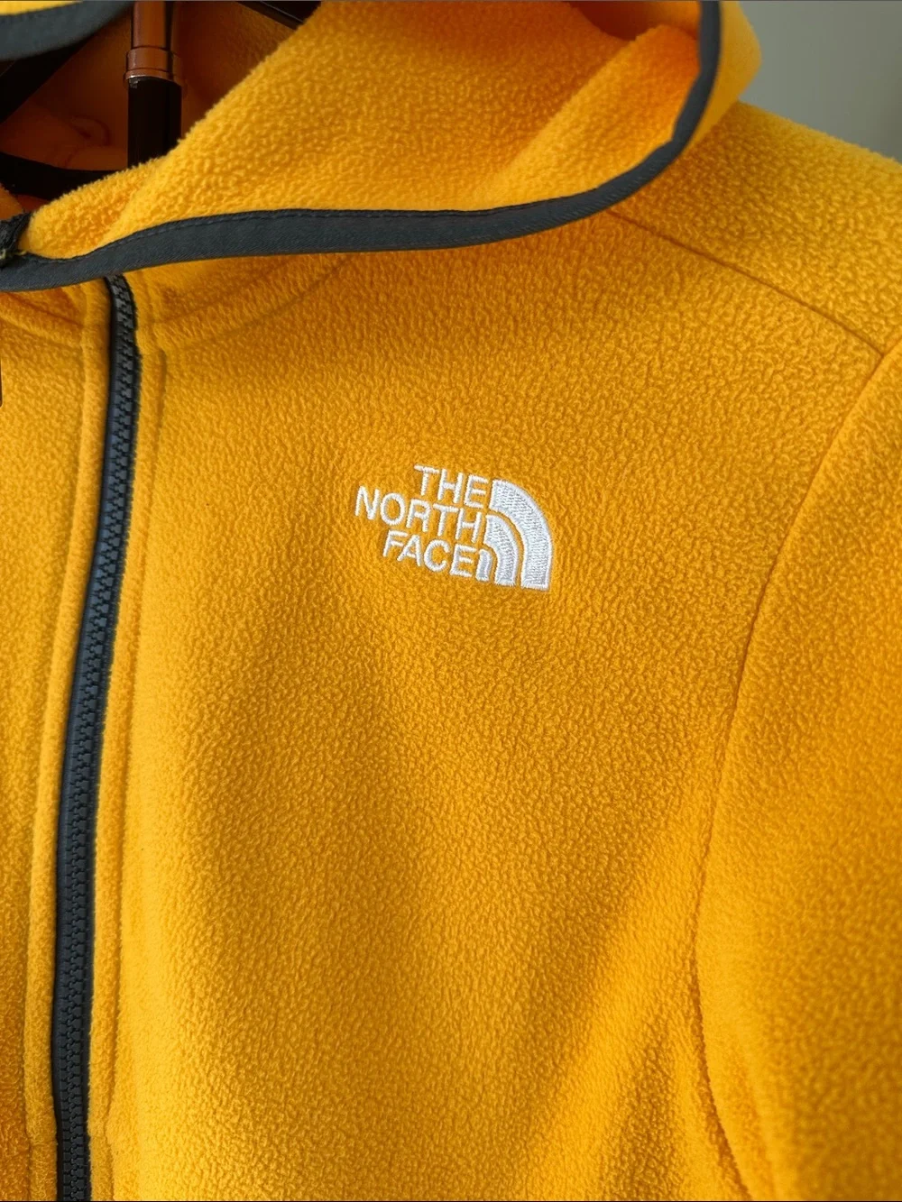 The North Face Boys' & Girls' Glacier Full-Zip Hooded Fleece Jacket- Summit Gold